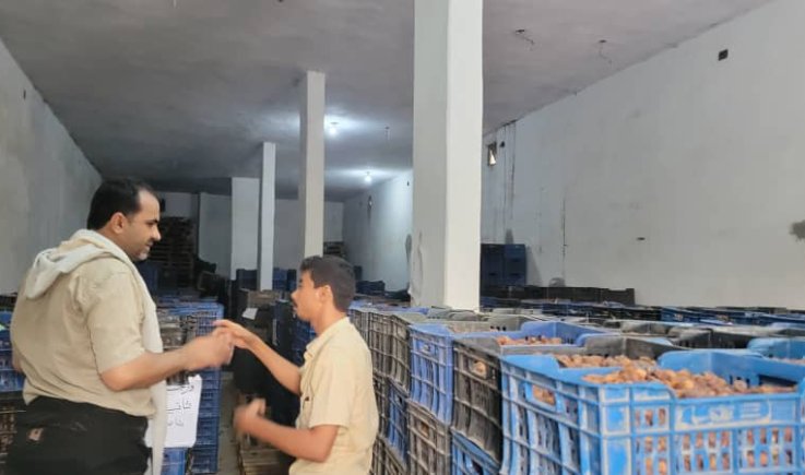 وحدة الزراعة التعاقدية تواصل تنفيذ برنامج إدارة فاتورة الاستيراد لمحصول التمور في التحيتا